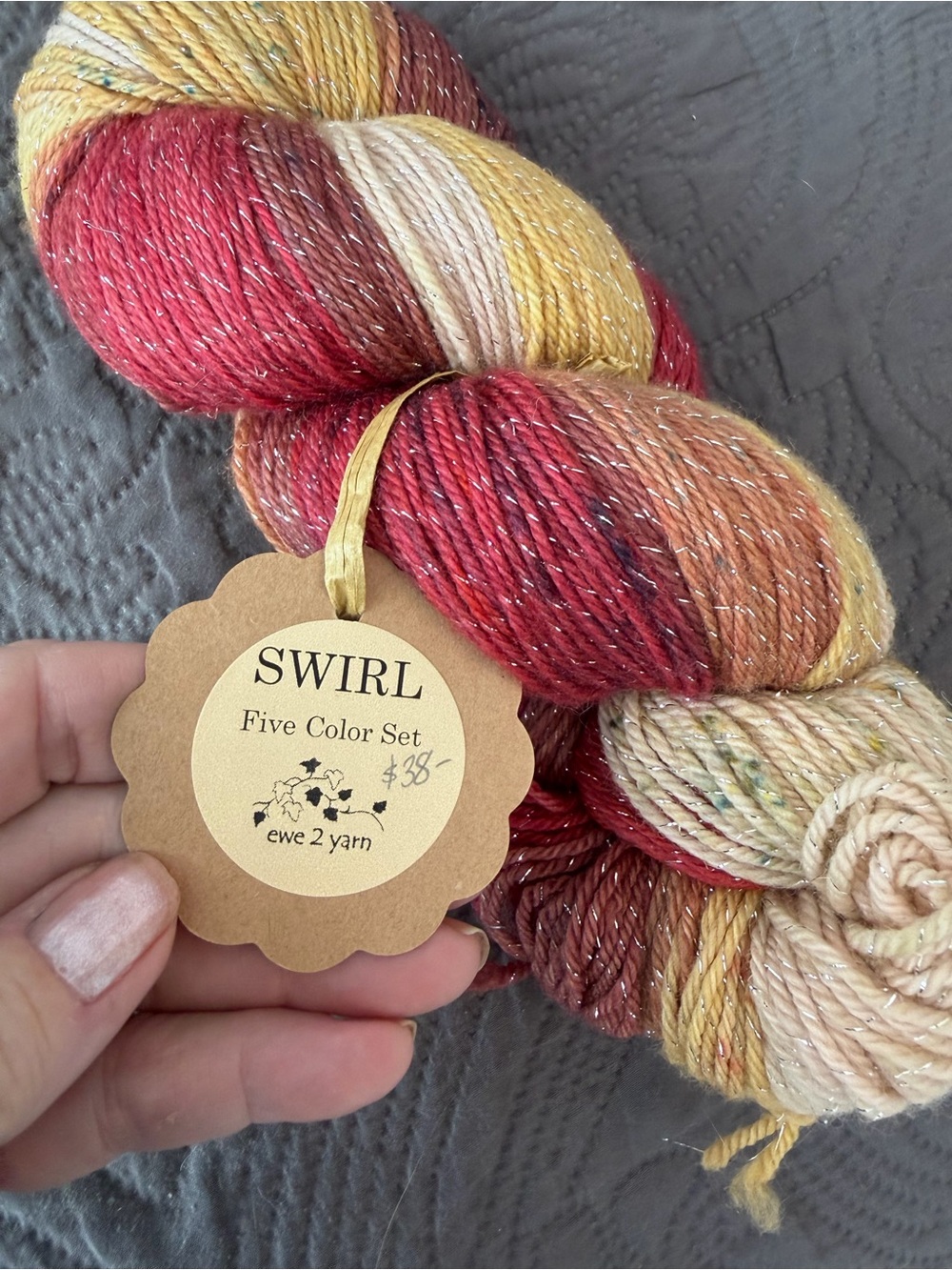 Swirl Five Color Set  Yarn - Multicolor